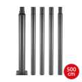 Brilagi - Stâlp metalic URBAN pentru iluminat exterior, 5 m, diametru 58 mm, antracit