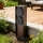 Brilagi - Stâlp pentru prize de exterior PILLAR, 2 prize Schuko, 230V, IP44, maro