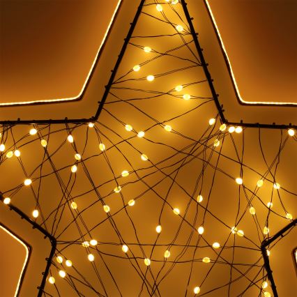 Brilagi - Stea de Crăciun LED pentru exterior, 2,6W/230V IP44 47x45 cm