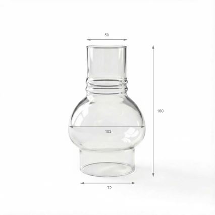 Brilagi - Sticlă de schimb pentru lampă cu petrol MERLIN