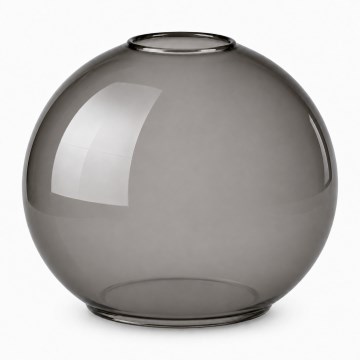 Brilagi - Sticlă de schimb pentru lustrul DIOR, E27, diametru 15 cm, gri fumuriu