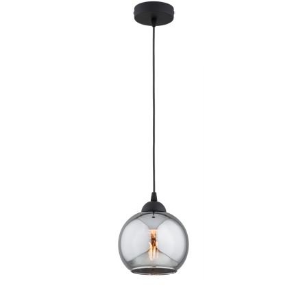 Brilagi - Sticlă de schimb pentru lustrul DIOR, E27, diametru 15 cm, gri fumuriu