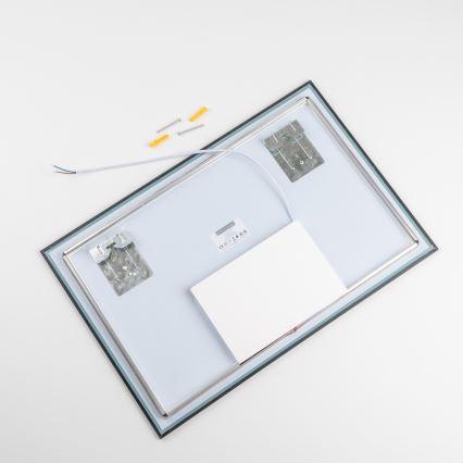 Brilagi - Oglindă LED pentru baie SUELLO LED/20W/230V 40x60 cm neagră IP44 CRI 90 reglabilă + CCT