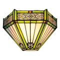 BRILAGI - Tiffany aplică de perete cu vitralii EMERALD 1xE14/40W/230V