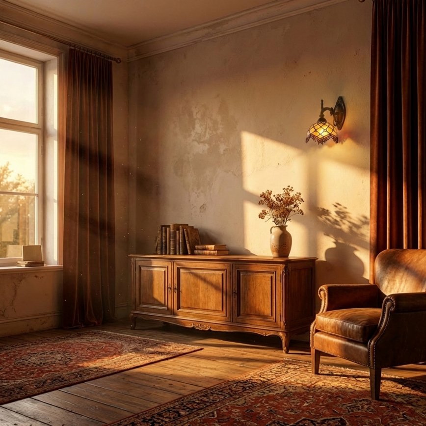 BRILAGI - Tiffany lampă de perete cu vitralii IVORY 1xE14/40W/230V