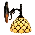 BRILAGI - Tiffany lampă de perete cu vitralii IVORY SMOOTH 1xE14/40W/230V