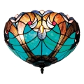 BRILAGI - Tiffany plafonieră cu vitralii CORAL 2xE27/60W/230V Ø 40 cm