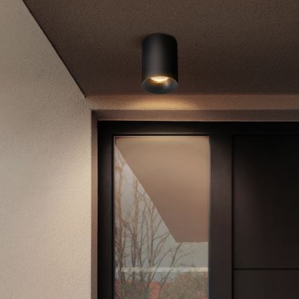 Brilagi - Spot LED RGBW reglabil TRINE 1xGU10/4,8W/230V 3000K negru + telecomandă