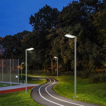 Brilagi - Lampă stradală LED de exterior cu articulație reglabilă URBANLIGHT, 200 W, 230 V, gri, IP65