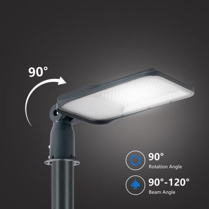 Brilagi - Lampă stradală LED de exterior cu articulație URBANLIGHT LED/100W/230V antracit IP65