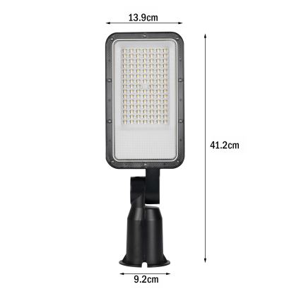 Brilagi - Lampă stradală de exterior LED URBANLIGHT LED/50W/230V, cu articulație, neagră, IP65