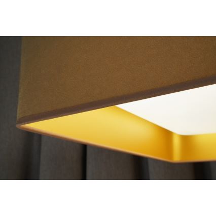 Brilagi - Plafonieră LED reglabilă VELVET SQUARE LED/24W/230V 43x43 cm 3000/4000/6500K + telecomandă bej