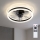 Brilagi - Ventilator de tavan cu LED reglabil, 62 W, 230 V, 3000–6500 K, Ø 50 cm, negru, cu telecomandă