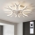Brilagi - Ventilator de tavan cu lumină LED dimabilă, 70W/230V, Ø 76 cm, alb + telecomandă