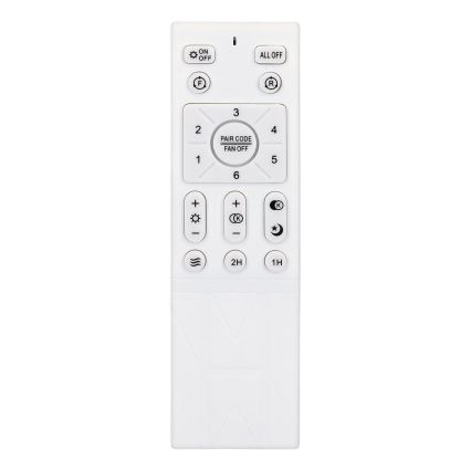 Brilagi - Ventilator de tavan LED cu luminozitate reglabilă LED/30W/230V 3000-6500K alb + telecomandă