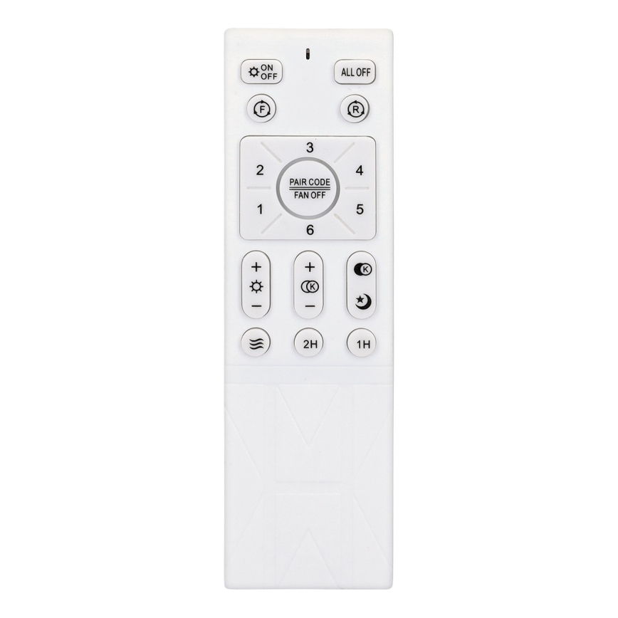 Brilagi - Ventilator de tavan LED cu luminozitate reglabilă LED/30W/230V 3000-6500K alb + telecomandă