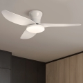 Brilagi - Ventilator de tavan LED cu luminozitate reglabilă LED/30W/230V 3000-6500K alb + telecomandă