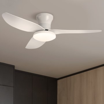 Brilagi - Ventilator de tavan LED cu luminozitate reglabilă LED/30W/230V 3000-6500K alb + telecomandă