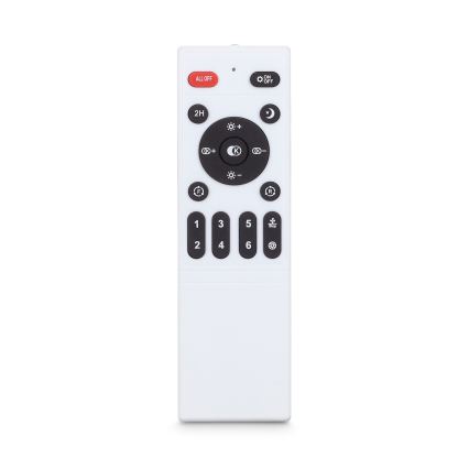 Brilagi - Ventilator de tavan LED dimabil, 34 W, 230 V, 3000-6500 K, Ø 50 cm, negru + telecomandă