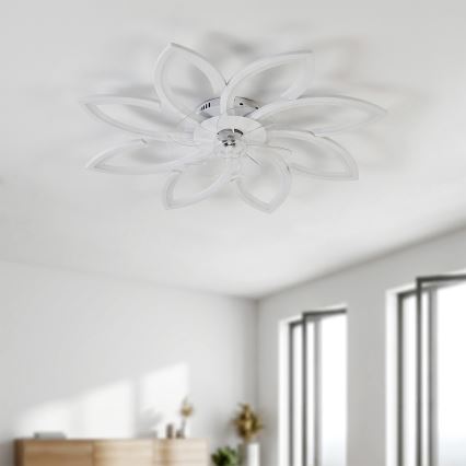 Brilagi - Ventilator de tavan cu LED dimabil/43W/230V 3000-6500K Ø 90 cm alb + telecomandă