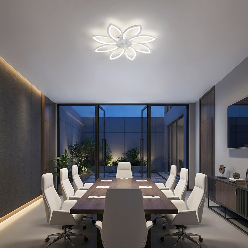 Brilagi - Ventilator de tavan cu LED dimabil/43W/230V 3000-6500K Ø 90 cm alb + telecomandă