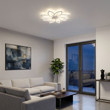 Brilagi - Ventilator de tavan cu LED dimabil/43W/230V 3000-6500K Ø 90 cm alb + telecomandă