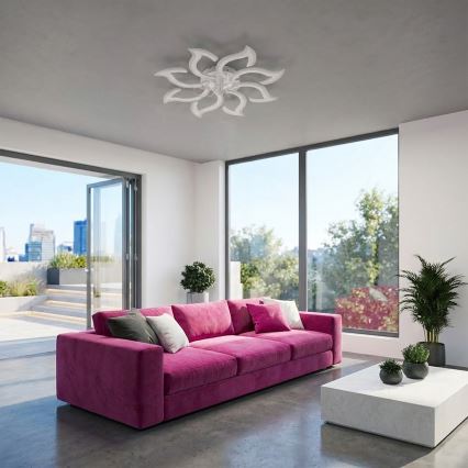 Brilagi - Ventilator de tavan cu LED dimabil LED/44W/230V 3000-6500K Ø 90 cm alb + telecomandă