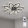 Brilagi - Ventilator de tavan LED dimerizabil LED/43W/230V 3000-6500K Ø 90 cm negru + telecomandă