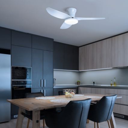 Brilagi - Ventilator de tavan LED reglabil LED/30W/230V 3000-6500K alb + telecomandă