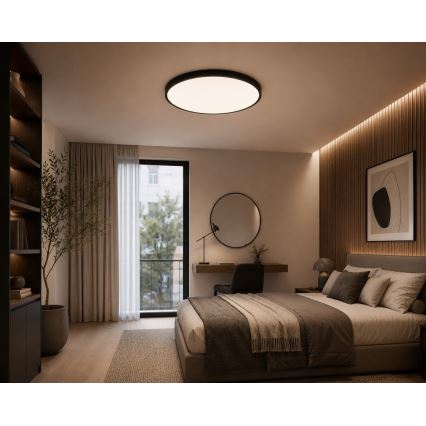 BRILAGI - Plafonieră LED pentru baie ZENNA LED/36W/230V Ø 42 cm IP44 negru