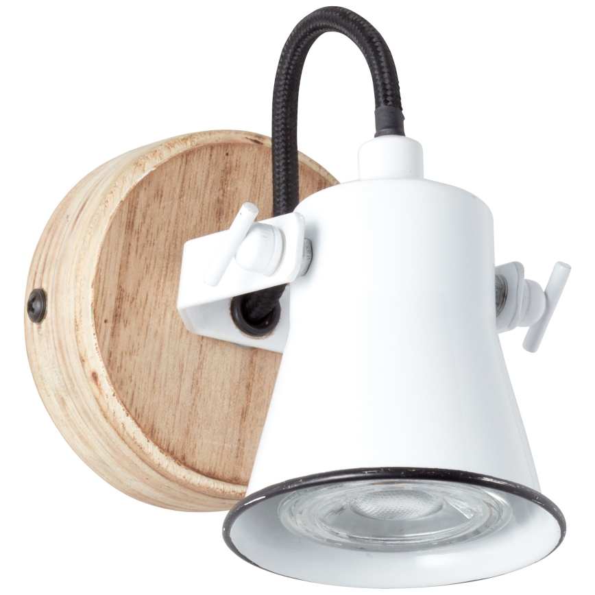 Brilliant - Aplica de perete cu spot SEED 1xGU10/5W/230V alb/bej