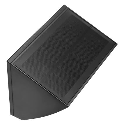 Brilliant - Aplica LED solară de perete cu senzor SIERRA LED/6W/3,7V 2700/4000/6500K 2000 mAh IP54 negru