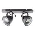 Brilliant - Aplica spot CARMEN 2xGU10/5W/230V negru