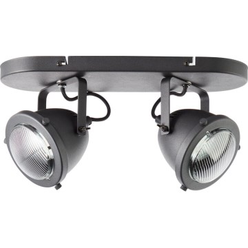 Brilliant - Aplica spot CARMEN 2xGU10/5W/230V negru