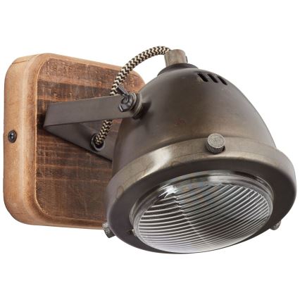Brilliant - Aplică spot de perete CARMEN WOOD 1xGU10/5W/230V eucalipt