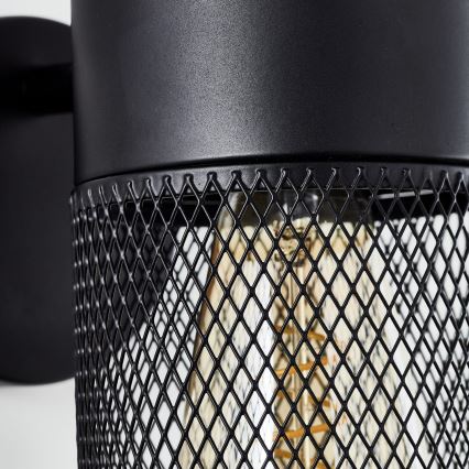 Brilliant - Aplica spot de perete KAMOLO 1xE27/40W/230V neagră