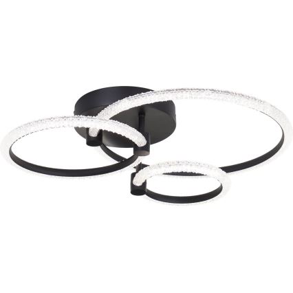 Brilliant - Plafonieră LED dimabilă AYDIN LED/34W/230V 3000-6500K neagră + telecomandă