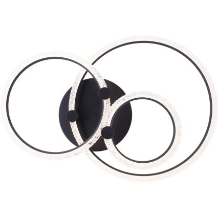 Brilliant - Plafonieră LED dimabilă AYDIN LED/34W/230V 3000-6500K neagră + telecomandă