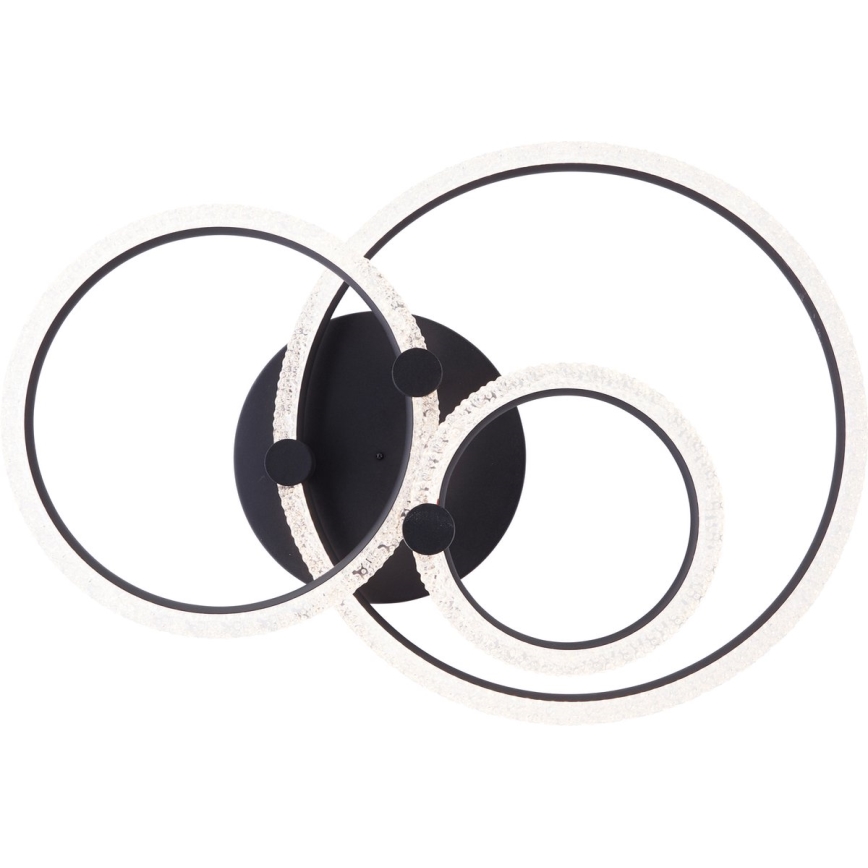 Brilliant - Plafonieră LED dimabilă AYDIN LED/34W/230V 3000-6500K neagră + telecomandă