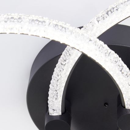 Brilliant - Plafonieră LED dimabilă AYDIN LED/34W/230V 3000-6500K neagră + telecomandă