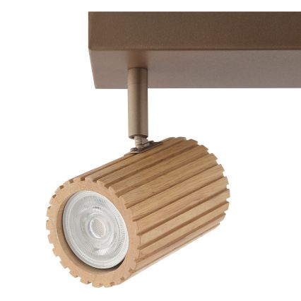 Brilliant - Corp de iluminat tip spot LAKEWOOD 4xGU10/10W/230V, maro