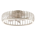 Brilliant - Corp LED de tavan dimmabil cu ventilator CAPO LED/36W/230V 2700-6500K Ø 48 cm bej + telecomandă