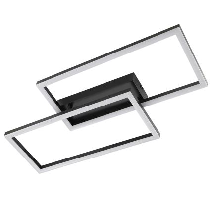 Brilliant JORVIC Plafonieră LED 21W/230V 29x60 cm neagră