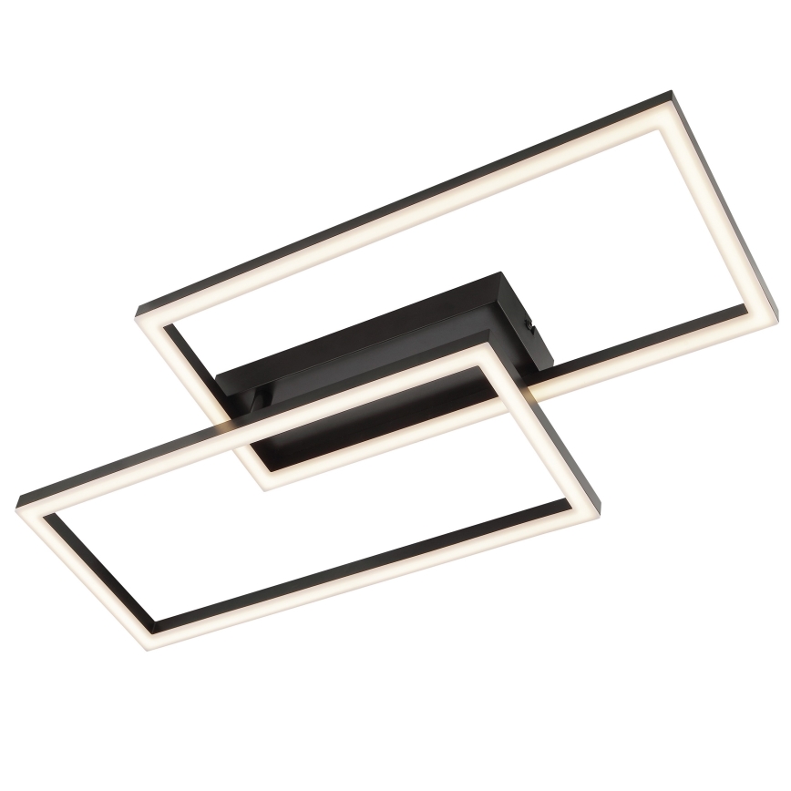 Brilliant JORVIC Plafonieră LED 21W/230V 29x60 cm neagră