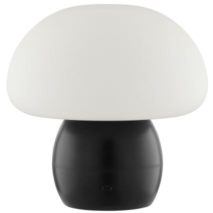 Brilliant DUPIS - Lampă de birou tactilă LED reîncărcabilă, dimabilă, LED/2W/5V 2700K 1800 mAh, neagră