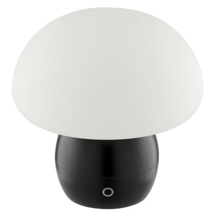 Brilliant DUPIS - Lampă de birou tactilă LED reîncărcabilă, dimabilă, LED/2W/5V 2700K 1800 mAh, neagră