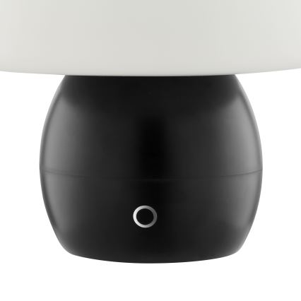 Brilliant DUPIS - Lampă de birou tactilă LED reîncărcabilă, dimabilă, LED/2W/5V 2700K 1800 mAh, neagră