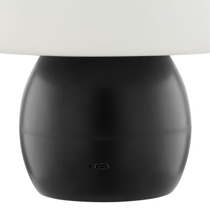 Brilliant DUPIS - Lampă de birou tactilă LED reîncărcabilă, dimabilă, LED/2W/5V 2700K 1800 mAh, neagră