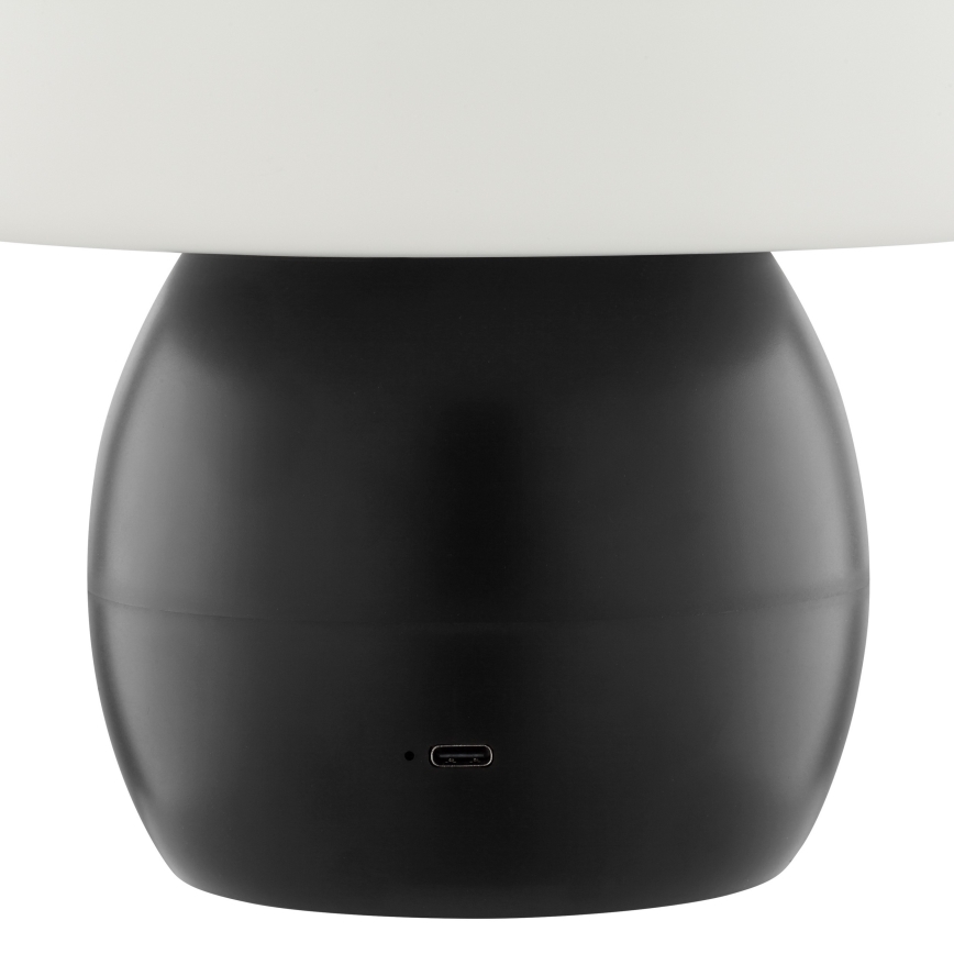 Brilliant DUPIS - Lampă de birou tactilă LED reîncărcabilă, dimabilă, LED/2W/5V 2700K 1800 mAh, neagră