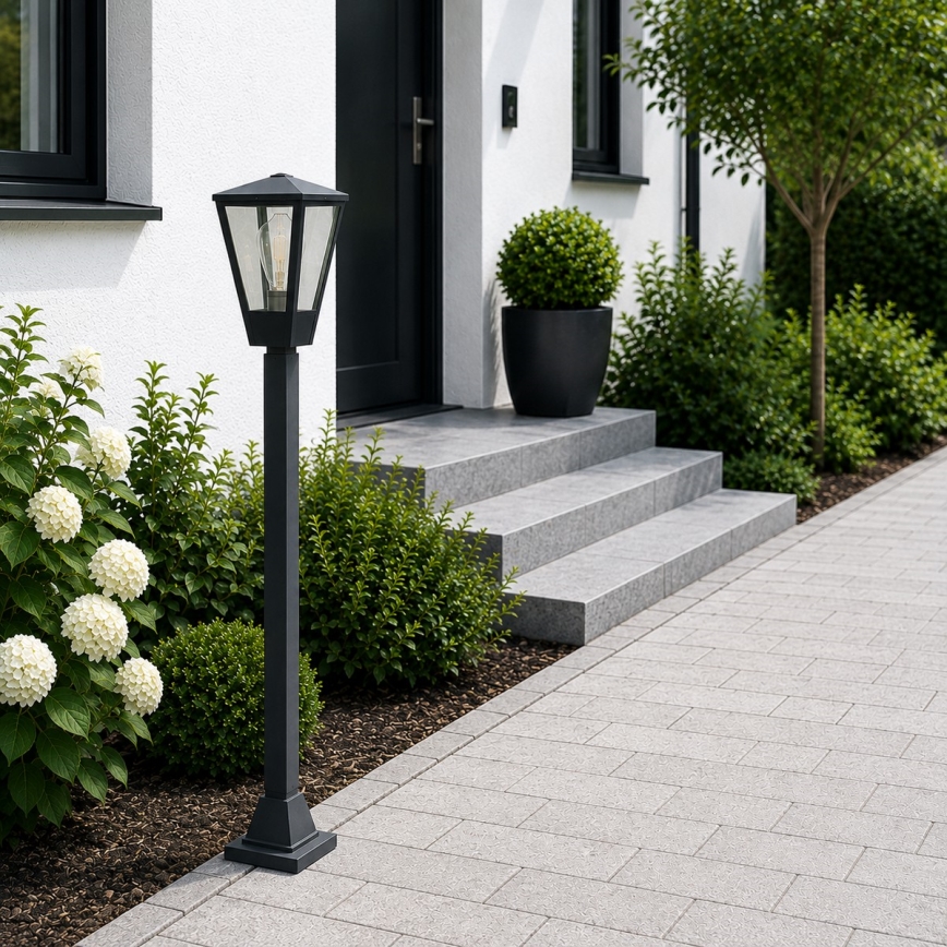 Brilliant - Lampă de exterior WESTDLIFF 1xE27/20W/230V 98,4 cm IP44 antracit